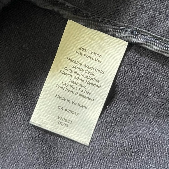 Talbots Navy White Polka Dot Blazer Jacket Women’s XL - Picture 6 of 10